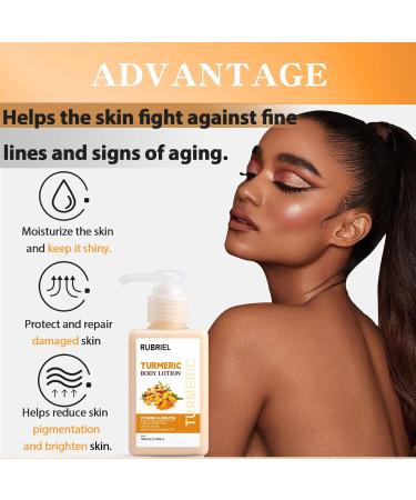 turmeric lotion for dark spots natural turmeric skin brightening cream face and body lotion soothing moisturizing lotion for glowing skin cream - Buy Online on GoSupps.com