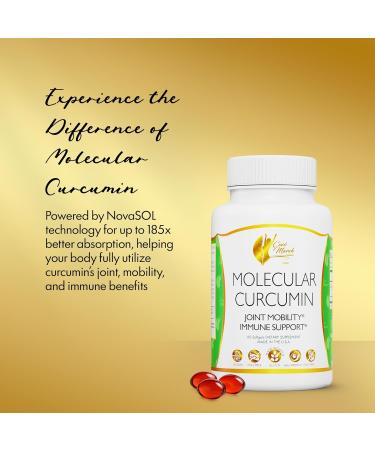 Coc March N.M.D. Molecular Curcumin 180x Higher Absorption Curcumin with Turmeric Extract Joint Health Mobility & Immune Support Gluten Free Dairy Free Soy Free Keto Friendly 60 Softgels - Buy Online on GoSupps.com