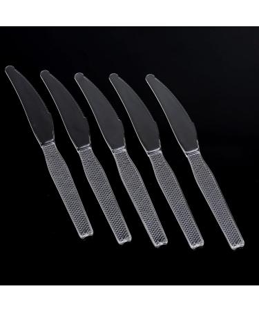 Plastic knives plastic cutlery for Party Supplies Dinners Buffets Take-Out Catering Food Services(100 Pack) - Buy Online on GoSupps.com