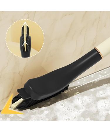 Fovolat Bristled Crevice Cleaning Brush | Crevice Tool Cleaning Brush | Multifunctional Crevice Cleaner Brush with Hard & Soft Bristle Cleaning Supplies for Shutter Door Window Track - Buy Online on GoSupps.com
