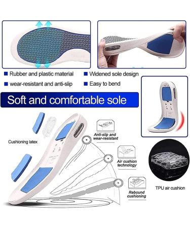 Diabetic Shoes for Men with Swollen Feet Orthopedic Shoes Diabetic Shoes for Women Extra Wide Fit Air Cushion Casual Slip-On Orthopedic Arch Support Knit Casual Elderly Safety Walking Shoes 8.5 UK E - Buy Online on GoSupps.com