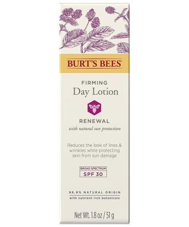 Burt's Bees Renewal Day Lotion SPF 30 Firming Face - 1.8 oz - Buy Online on GoSupps.com