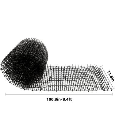 Hmyomina 8.2 FT Cat Scat Mat - Plastic Deterrent Mat with Spikes | Includes 6 Staples | Black - Buy Online on GoSupps.com