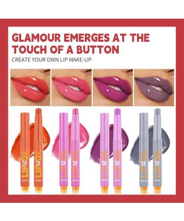  Opilroyn Plumping Lip Gloss Set Plumping Lip Gloss - Click Lipstick Non-Sticky Moisturizing Lip Gloss High Gloss Jelly Lip Plumping Pen for Women - Buy Online on GoSupps.com