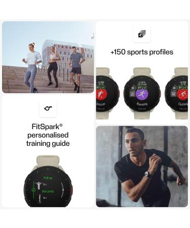 Polar Pacer GPS Running Watch - High-Speed Processor, Ultra-Light Design, Bright Display - Black S-L - Buy Online on GoSupps.com