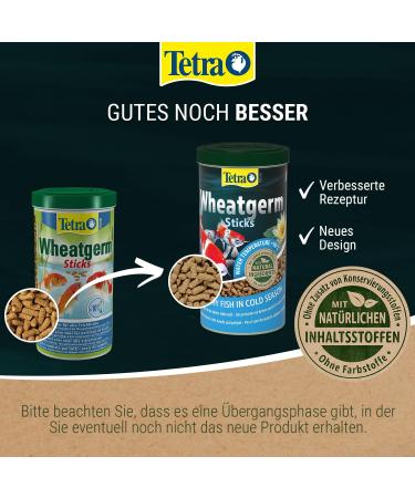 Tetra Pond Wheaterm Sticks - Fiber-Rich Fish Feed for All Pond Fish | Ideal for Cool Water - 10L Bucket - Buy Online on GoSupps.com