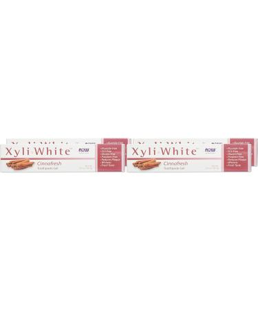 Now Foods Xyliwhite Cinnafresh Toothpaste Gel 6.4 oz (Pack of 4) - Natural Dental Care - Buy Online on GoSupps.com