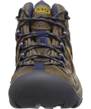 KEEN Utility Women's Targhee 2 Mid Waterproof Hiking Boots 8 Goat/Crown Blue | Shop Now - Buy Online on GoSupps.com