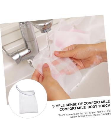 Baluue 40pcs Soap Bag Soap Net Foaming Net Bar Soap Face Soap Mesh Cosmetic Bag Soap Bar Foamer Bag Nylon 12x9.5cm Random Color - Buy Online on GoSupps.com