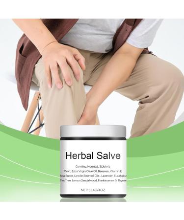 Rednow Organic Herbal Comfrey Salve 4oz | Natural Skin Ointment for Body Care | Herbal Balm for Healing - Buy Online on GoSupps.com