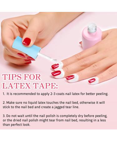 DRMODE Liquid Latex for Nails - Fast Drying Nail Polish Barrier & Cuticle Protector - Peel Off Skin Guard for Nail Art - 0.53oz White - Buy Online on GoSupps.com