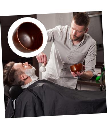 Angoily Wooden Razor Cleaning Bowl | Dual Serving Container for Shaving Foam & Soap | Travel-Friendly Bath Accessory - Buy Online on GoSupps.com