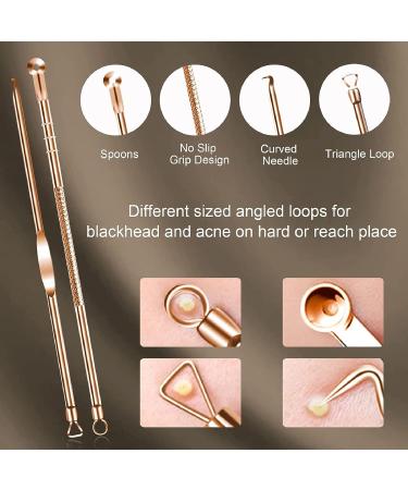 2023 Blackhead & Pimple Extractor Kit - Acne Removal & Blemish Treatment Tools - Buy Online on GoSupps.com