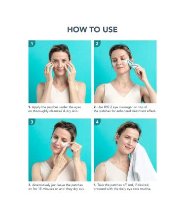FOREO IRIS Hydrating Hydrogel Eye Mask - Dark Circles & Puffy Eyes Treatment - Vegan - 60 Patches - Buy Online on GoSupps.com