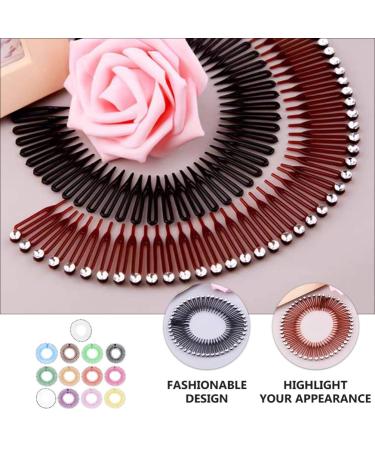 Lurrose 13Pcs Stretch Hair Comb Band Set - Plastic Circular Tooth Headbands & Hair Wrap Holders for Women & Girls - Sport Hair Accessories - Buy Online on GoSupps.com