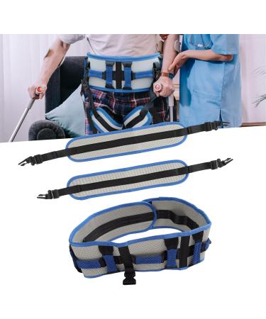Elderly Transfer Belt High Load Capacity EVA Blue Transfer Belt Comfortable with Straps for Elderly Legs (L) - Buy Online on GoSupps.com