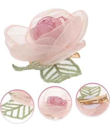 minkissy Girls Hair Accessories Flower Hair Accessories Girl Hair Accessories Bridal Hair Accessories Flower Hairpin Hair Clips for Women Cute Hair Clips Miss Plastic Side Clip Rose - Buy Online on GoSupps.com