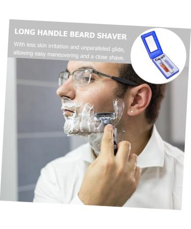 Didiseaon Long Handled Safety Razor - Old Fashioned Stainless Steel Beard Shaving Tool for Smooth Manual Hair Removal - Buy Online on GoSupps.com