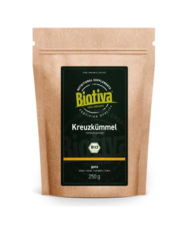 Biotiva Organic cumin 500g (2 x 250g) Cumin Premium quality Packed and inspected in Germany by Biotiva