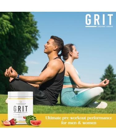 Awesomelifestyle360 Next Gen Nutrition GRIT Organic Greens - Strawberry Watermelon Dietary Supplement for Energy Focus & Immune Support | Best Preworkout Health Booster - Buy Online on GoSupps.com