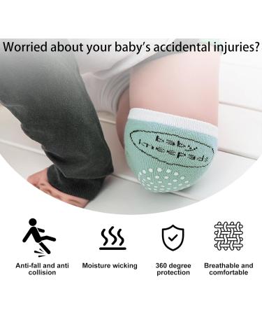 5pcs Baby Knee Pads for Crawling - Multicolor Anti-slip Warmers | Adjustable Unisex Infant Leg Cover Protector | Anti-fall Safety Knee Pads for Toddler - Buy Online on GoSupps.com