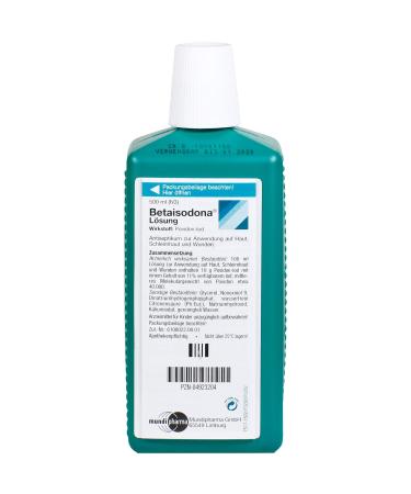 Betaisodona solution 500 ml wound disinfection for adults and children from the age of 1 year wound disinfectant without alcohol with PvP iodine-does not burn 1 ml (1-pack)