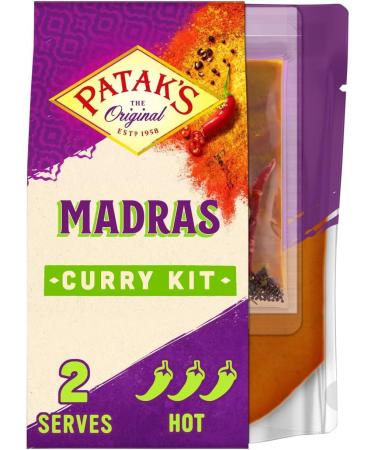 Patak s Madras Curry Meal Paste 313 g - Buy Online on GoSupps.com