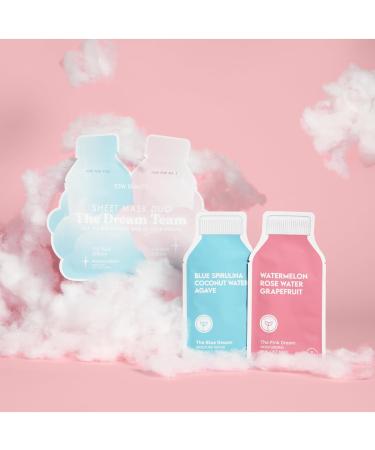 ESW Beauty Dream Team Sheet Mask Duo - Ultimate Moisturizing Skincare for Radiant Skin - Buy Online on GoSupps.com
