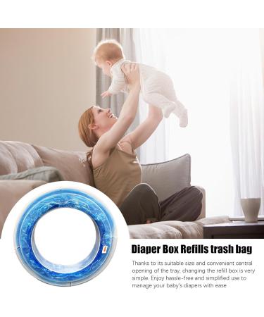 Diaper Refill Bags Diaper Box Refills Diaper Pail Refill Bags Diaper Disposal System Replacement Bags Anti-Odor Trash Bag for Baby Large Capacity Diaper Refill Bags Diaper Box Refills Diaper Pail R - Buy Online on GoSupps.com