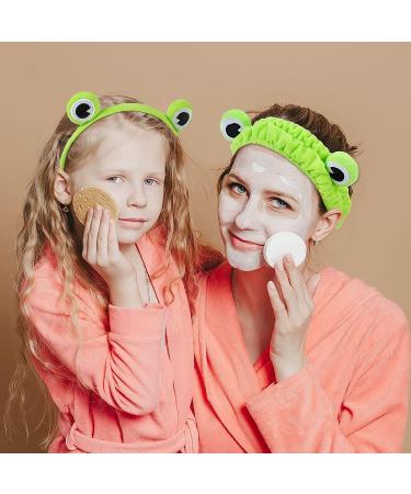 Lyspace Funny Frog Head Wrap Hair Band Green Frog Eye Spa Headband Makeup Headband Elastic Head Band St. Patrick's Day Hair Accessories for Face Washing Shower Sports Yoga Beauty Skincare One Size - Buy Online on GoSupps.com