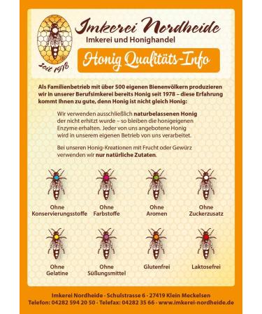 Gingerbread in honey 250 g honey with gingerbread spices Christmas aromatic without additives from Imkerei Nordheide - Buy Online on GoSupps.com