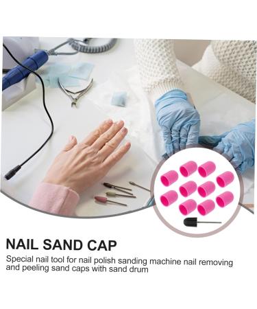 FRCOLOR Remover Caps Sand Cap sanding bits for Sanding Caps Foot File Remover ceramic bit Polisher Sand carbide bit Pedicure Tool set dedicated Manicure Grinding Head - Buy Online on GoSupps.com