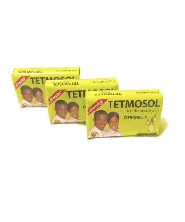 ZIZIS Tetmosol Medicated Soap BIG SIZE 120g (3 Pack) 120g x 3