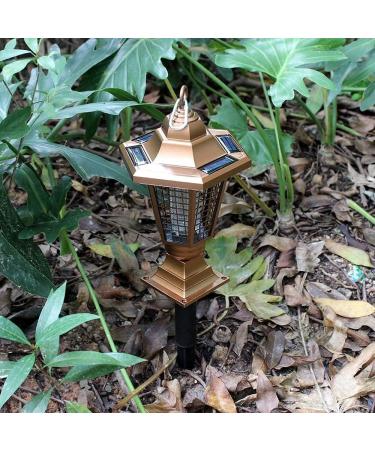 Solar Golden Mosquito Killer Lamp Style Golden Hanging Type Ground-Mounted Decorative Mosquito Killer Lamp Lighting Street Light - Buy Online on GoSupps.com