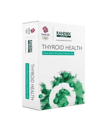 Thyroid Health Test | Thyroid Testing Kit | Thyroid Blood Test | Randox Health | TSH T4 T3 Anti-TG Anti-TPO | at-Home Thyroid Test Kit | Personalised Health Report | Health Results in 2-3 Days