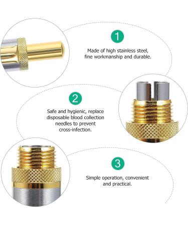 DOITOOL Stainless Steel Lancet Point Pen - Blood Glucose Testing Tool - Buy Online on GoSupps.com