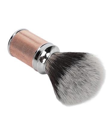 Portable Rose Gold Beard Foaming Soft Brush - Aluminum Alloy Beauty Salon Tool for Grooming - Buy Online on GoSupps.com