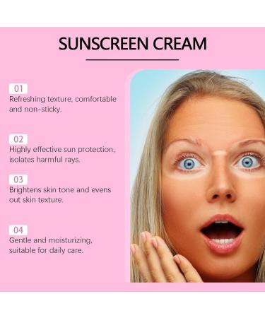 Lightening Insulating Sunscreen Moisturizing And Lightening Insulating Protection High Protection Against Rays Sunscreen Natural Makeup Cream SPF90 100g(2) - Buy Online on GoSupps.com