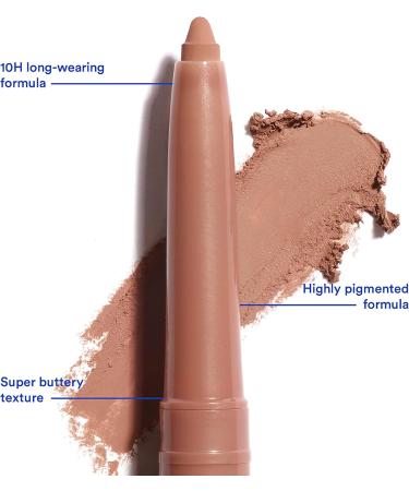  3ina 3INA Makeup The Automatic Lip Pencil 502 Light Nude Beige Long Lasting Retractable Lip Pencil Waterproof Lip Liner with Sharpener Vegan Cruelty Free - Buy Online on GoSupps.com