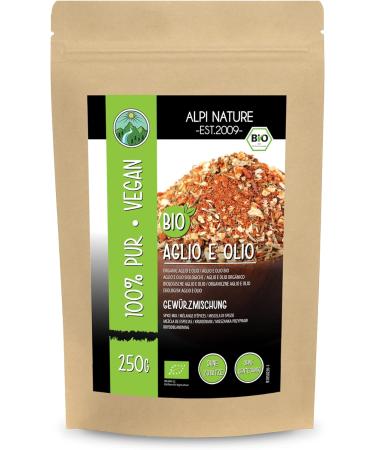 Organic Aglio e Oglio Spice Mix - 100% Natural Pasta Seasoning (250g) - No Artificial Additives - Buy Online on GoSupps.com