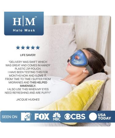 Microwave Activated Warm Eye Compress for Dry Eyes, Blepharitis & Stye Treatment - Reusable Gel Mask for Puffy Eyes, Dark Circles & Hangovers - Buy Online on GoSupps.com