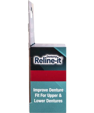Dentemp Repair-it Denture Repair Kit & Reline-it Denture Reliner - Multi-Pack for Upper & Lower Dentures - Fix Broken & Loose Teeth - Buy Online on GoSupps.com