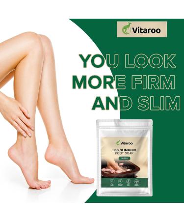 Lymphatic Drainage Ginger Foot Soak Leg Slimming Bath Herbal Spa 30pcs Kit by Vitaroo - Silver - Buy Online on GoSupps.com