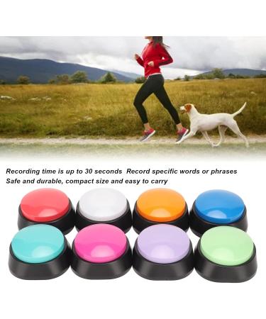 8PCS Dog Talk Approachable Training Set - 30s Buzzer with Recording for Effective Dog Training & Communication - Colorful Puzzle Toys in Orange - Buy Online on GoSupps.com
