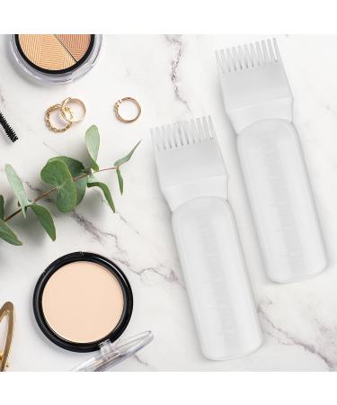 Wy Lighting Level 2 Hair Oil Applicator Bottle - 170ml Plastic with Graded Scale for Precise Hair Care (White) - International Shipping Available - Buy Online on GoSupps.com