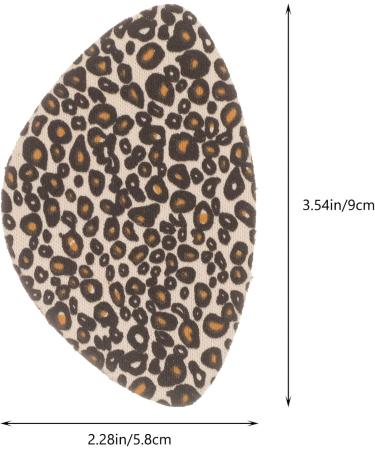 Foot Support Pad - Non-Slip Heel Pad for Comfort | Miss Leopard | 9x5.8cm Polyurethane Sponge - Buy Online on GoSupps.com