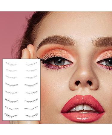 Lower Lash False Eyelashes | Natural Cartoon Individual Lashes Comic Style - Convenient Eye Makeup Sweatproof Bottom Lash Extension for Women Theme  - Buy Online on GoSupps.com