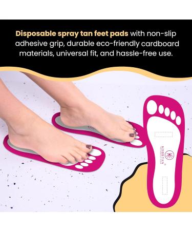 60Pairs Spray Tan Feet Pads Disposable & Economic for Spray tanning Use in Tanning booth Sunless Tanning at Home or Beauty Salon-Non Slip-Comfortable-Hygienic-Ultra Bronzing (Red. ) .Red. 60Pairs - Buy Online on GoSupps.com