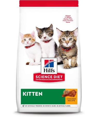Hill's Science Diet Kitten Dry and Canned Cat Food Bundle | Chicken Recipe Dry Food (7 lb) + Tender Chicken Dinner Wet Food (24 Pack) Dry Cat Food + Wet cat Food 3.17 kg (Pack of 1) - Buy Online on GoSupps.com