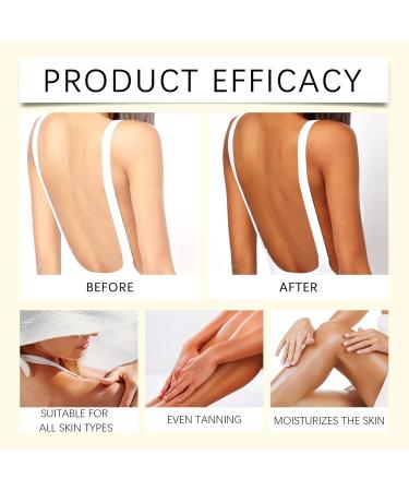  Bsbkoj Natural Selfs Tan Cream Moisturizer Tan Enhancer 50g Natural Looking Skin Moisturizing Benefits Sunless Lotion Radiant Glow for Outdoor Beach and Sunbeds Use  - Buy Online on GoSupps.com